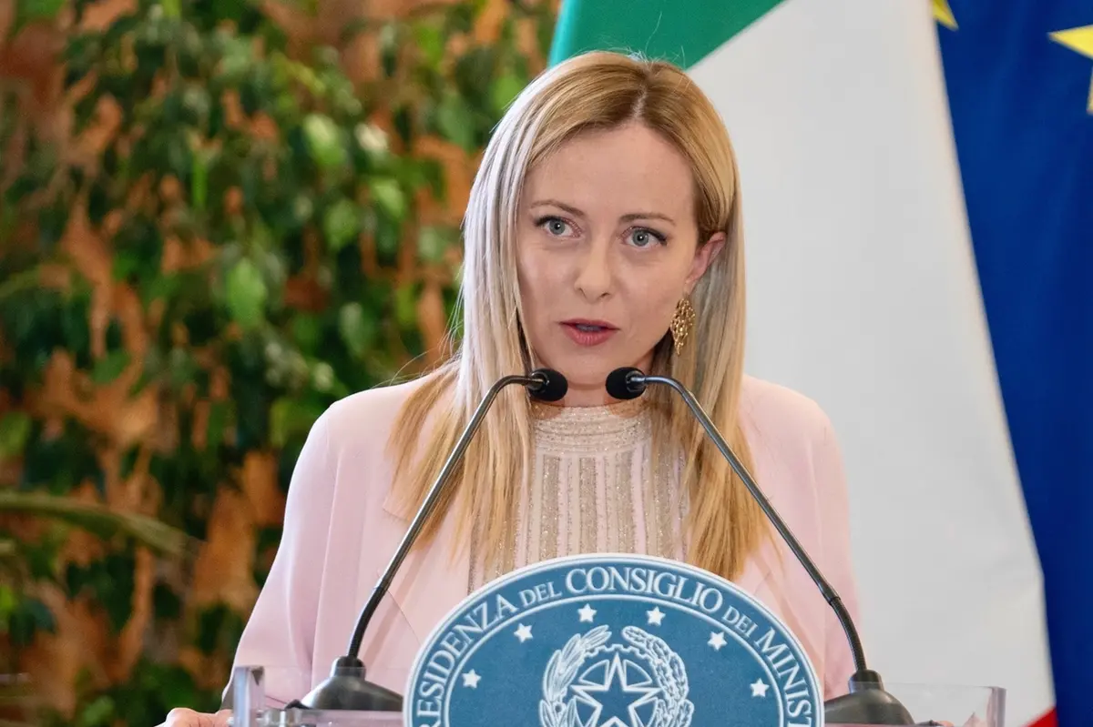 La premier Giorgia Meloni