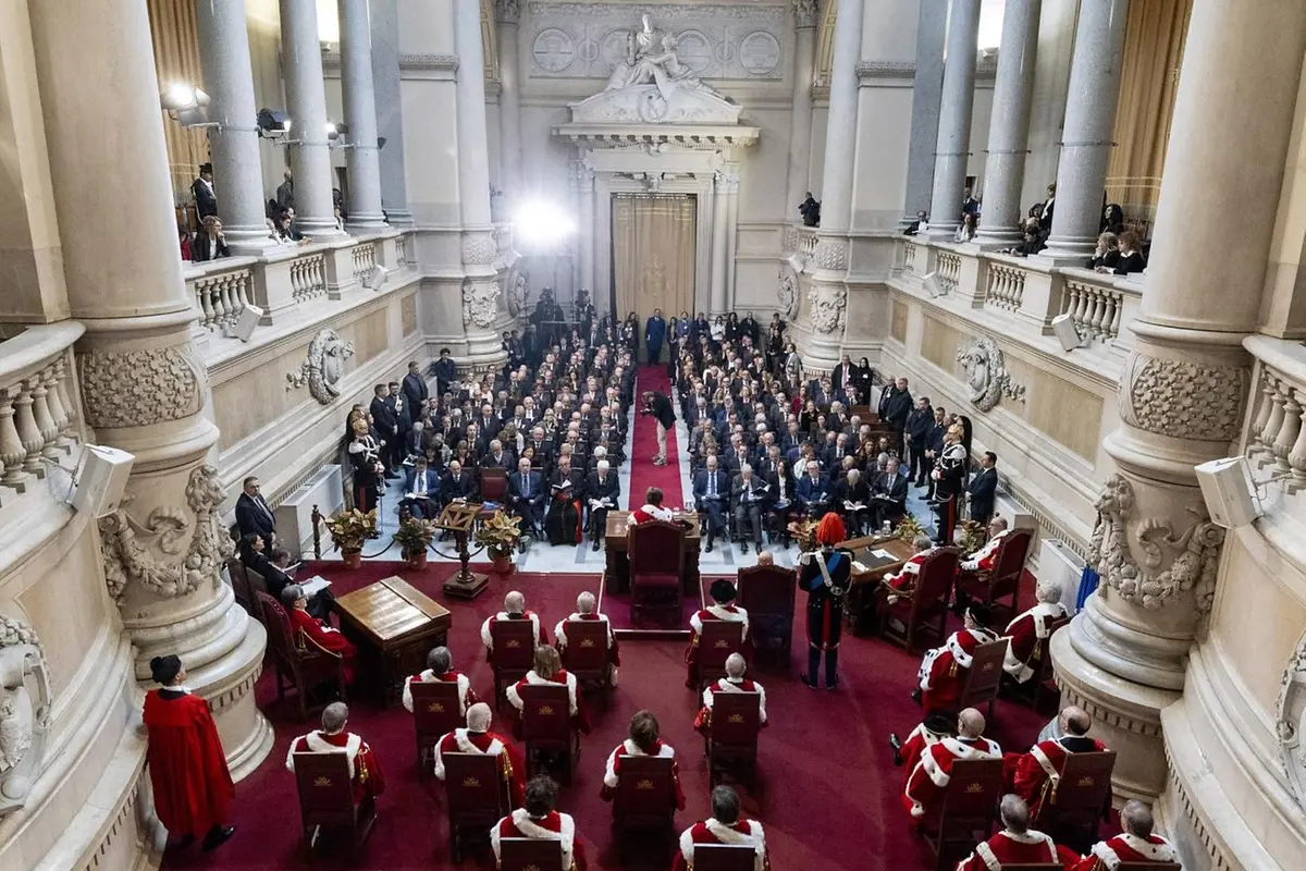 La cerimonia di inaugurazione in Corte di Cassazione