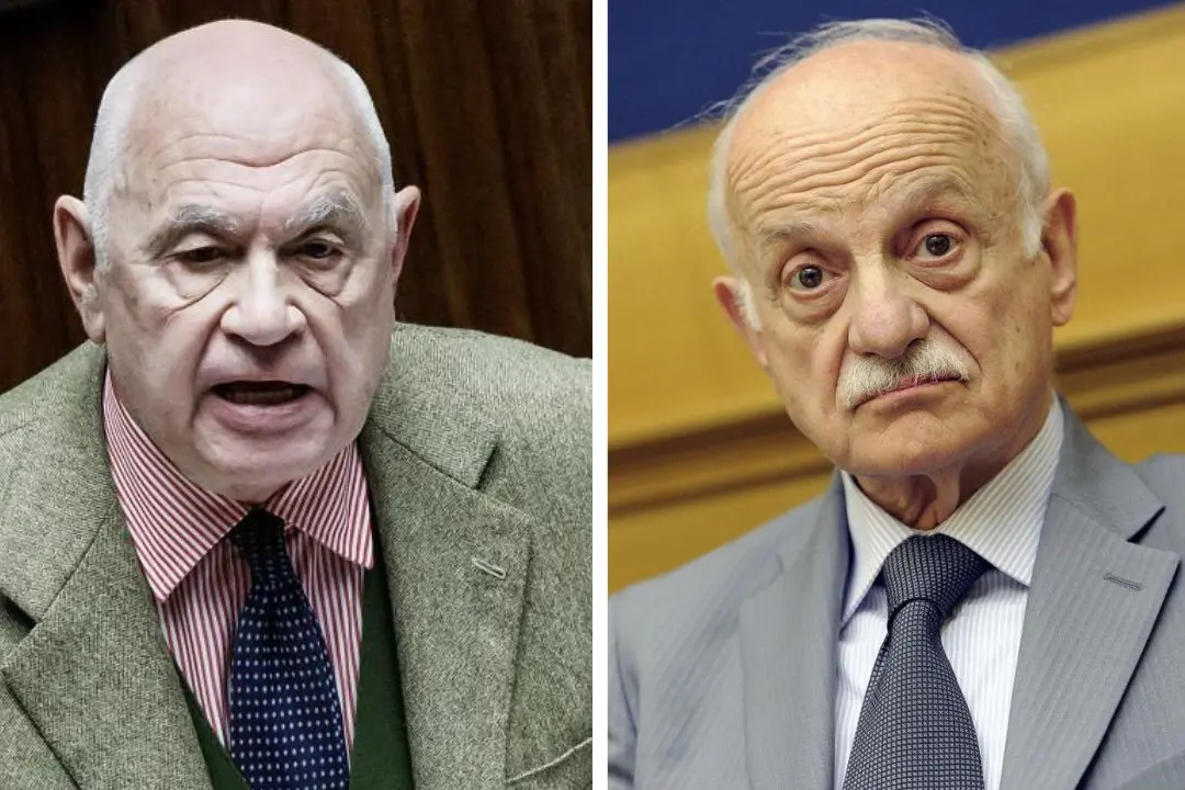 Il ministro della Giustizia Carlo Nordio e il Generale Mario Mori, fondatore del Ros