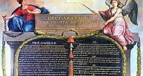 Anniversario della dichiarazione dei diritti dell'Uomo. Principi scolpiti 230 anni fa