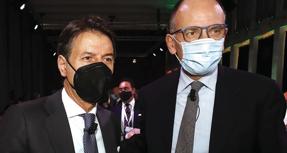 Conte e Letta sempre più alleati ipotetici divisi dal draghismo
