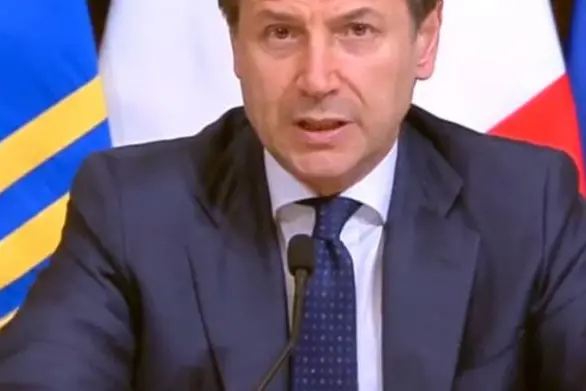 Il presidente del Consiglio Giuseppe Conte