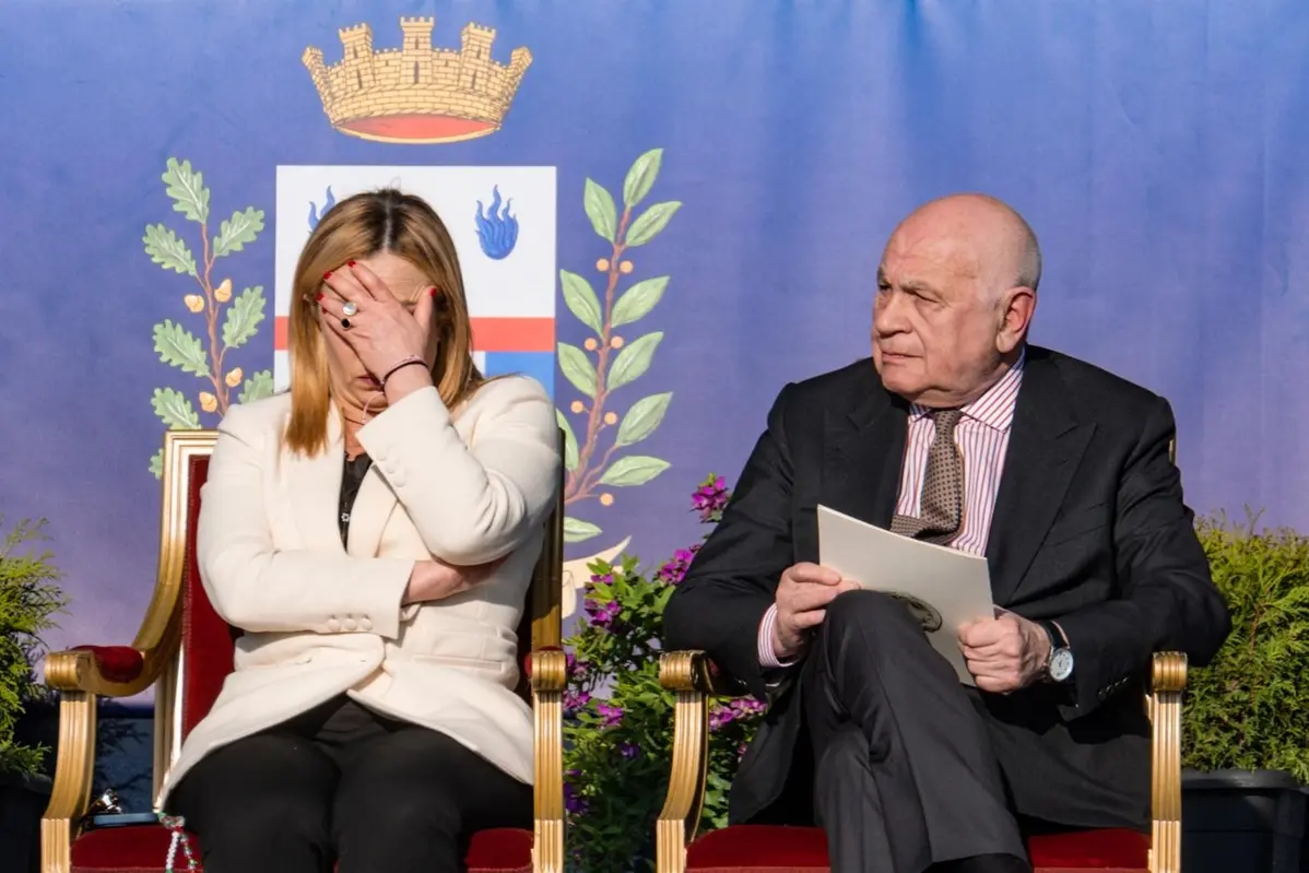La premier Giorgia Meloni e il ministro della Giustizia Carlo Nordio