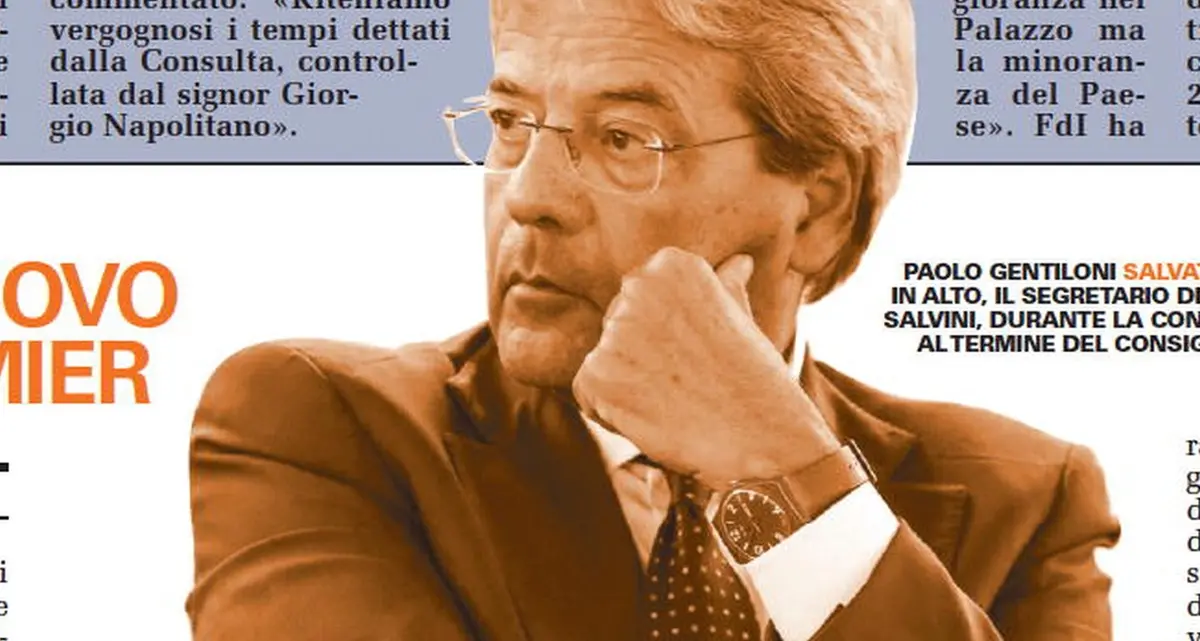 Il conte Paolo Gentiloni, il renzismo dal volto gentile