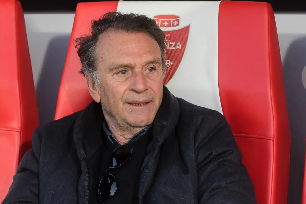 Il patron del Brescia Massimo Cellino