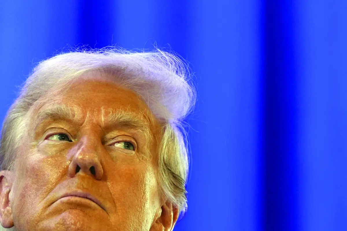 Republican presidential nominee former President Donald Trump listens during an event on combating antisemitism at Trump National Golf Club, Thursday, Aug. 15, 2024, in Bedminster, N.J. (AP Photo/Julia Nikhinson) , AP