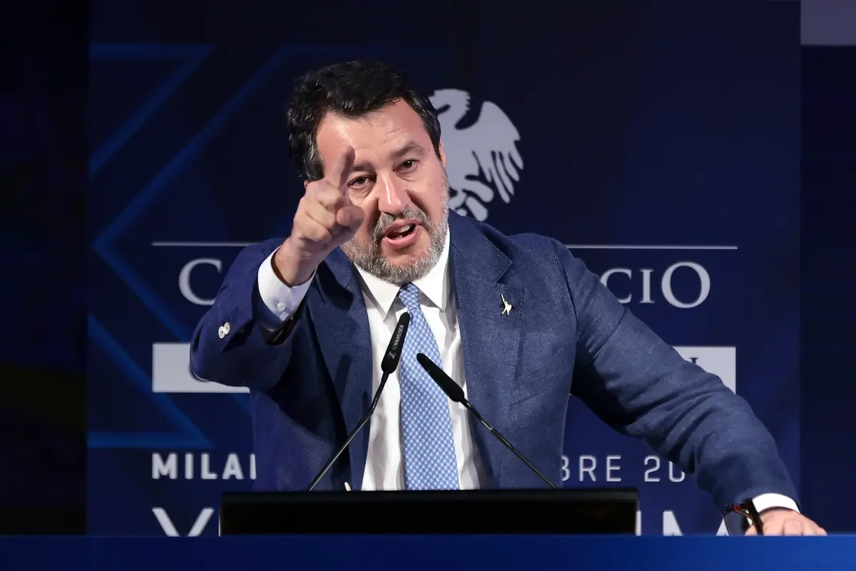 MATTEO SALVINI LEGA , IMAGOECONOMICA