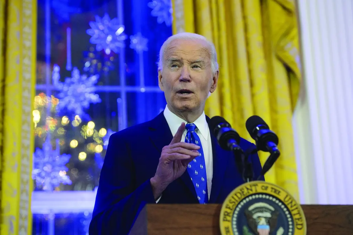 Il presidente uscente Joe Biden , APN