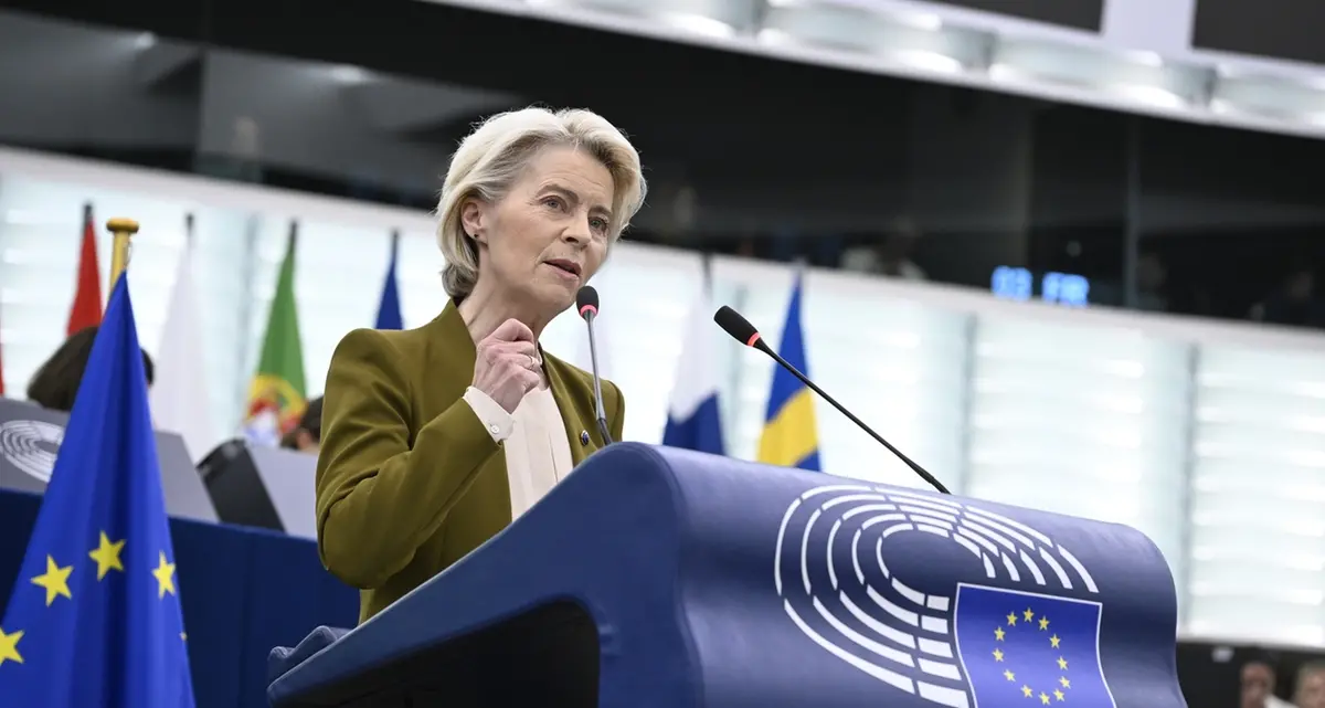 Von der Leyen mette l’elmetto all’Ue: «Siamo in lotta. Pronto muro antidroni»