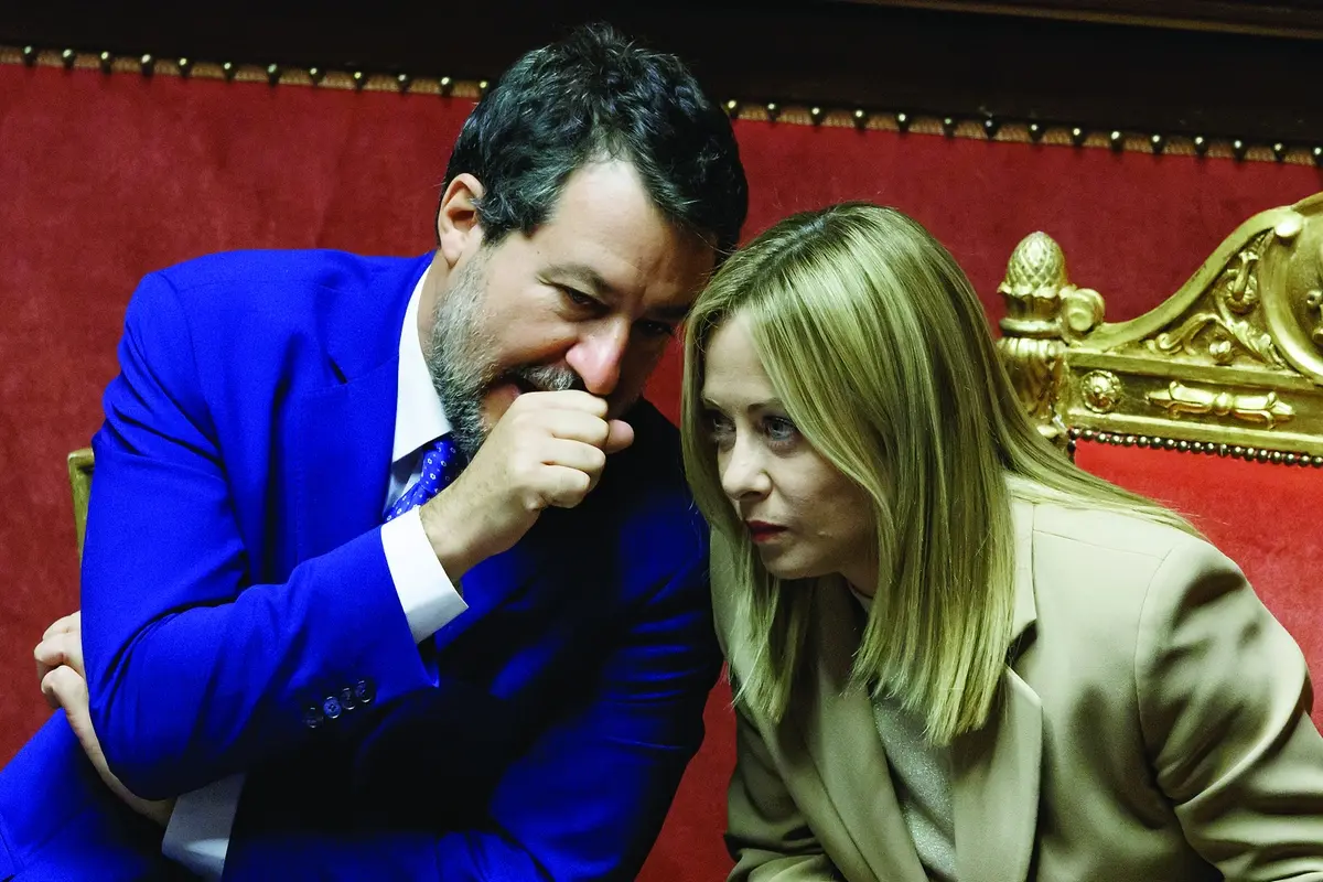 SALVINI E MELONI , LAPRESSE