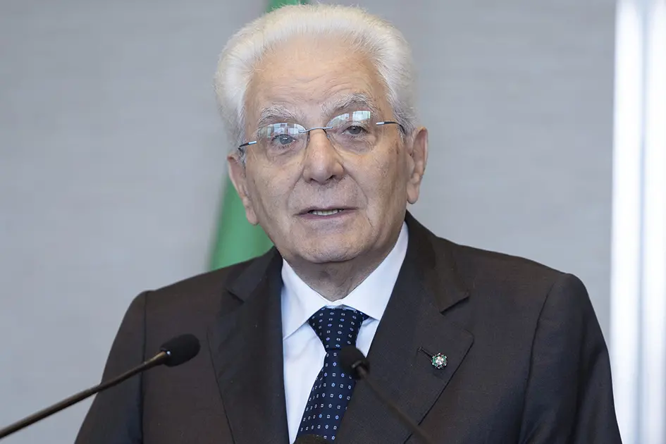 IL PRESIDENTE DELLA REPUBBLICA SERGIO MATTARELLA , IMAGOECONOMICA