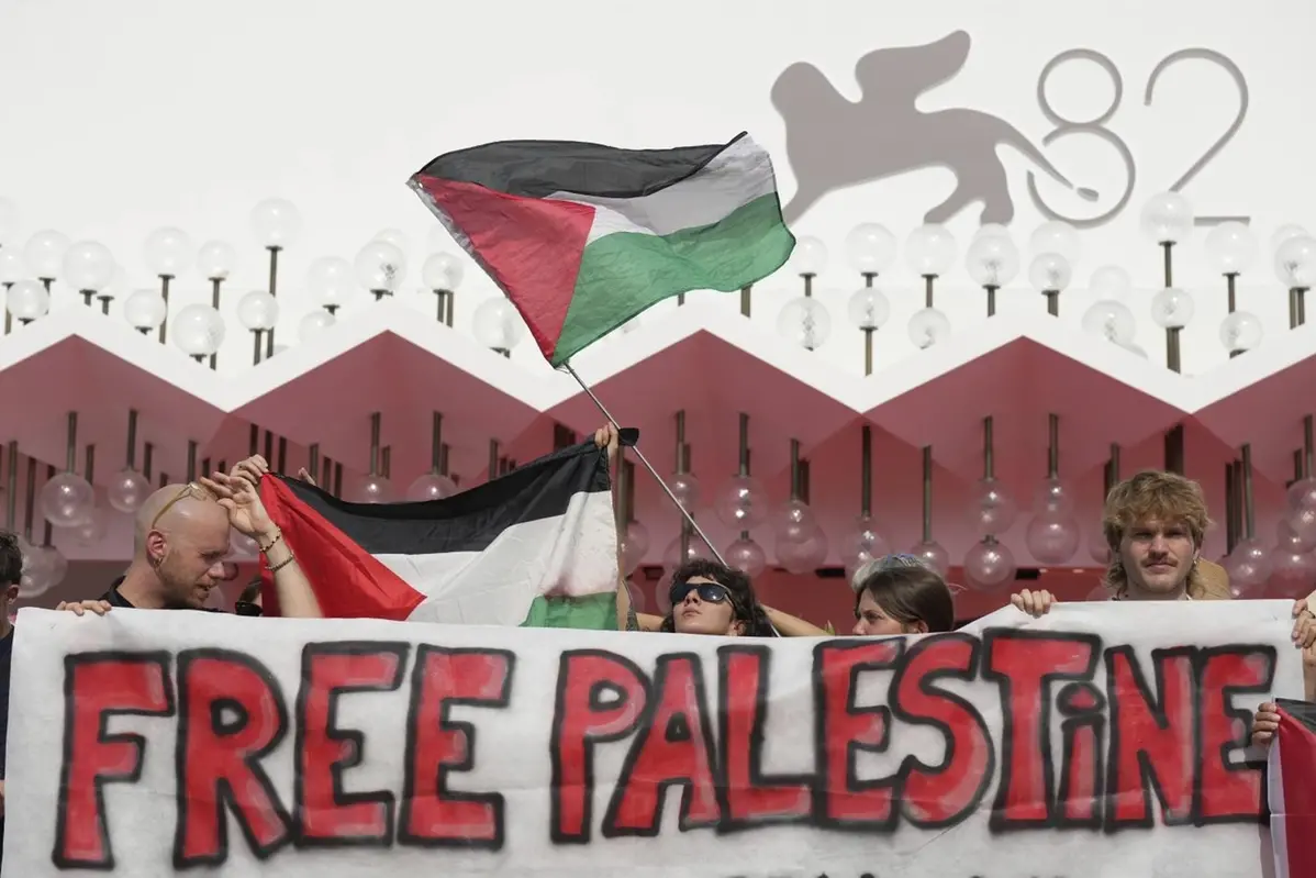 Proteste pro Palestina al Festival di Venezia , APN