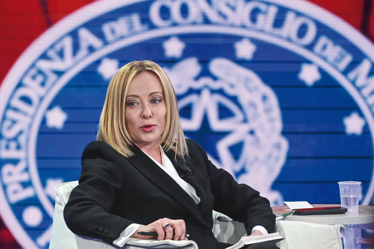 GIORGIA MELONI PRESIDENTE DEL CONSIGLIO , IMAGOECONOMICA