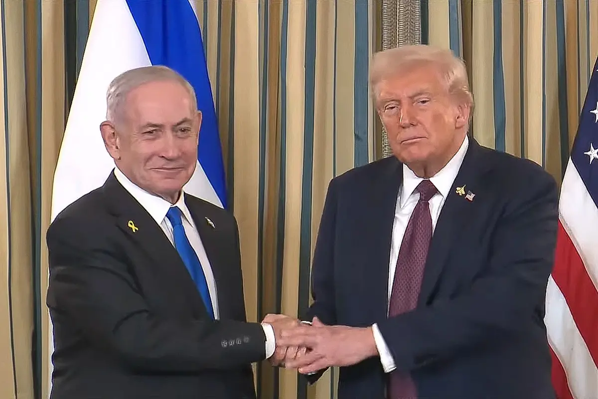 BENJAMIN NETANYAHU PRIMO MINISTRO ISRAELE, DONALD TRUMP PRESIDENTE USA , IMAGOECONOMICA