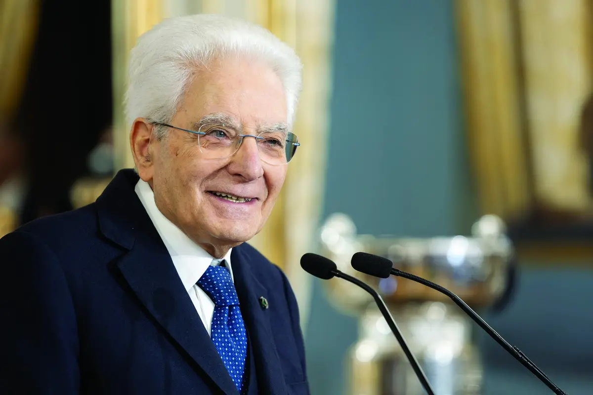 IL PRESIDENTE DELLA REPUBBLICA SERGIO MATTARELLA , IMAGOECONOMICA