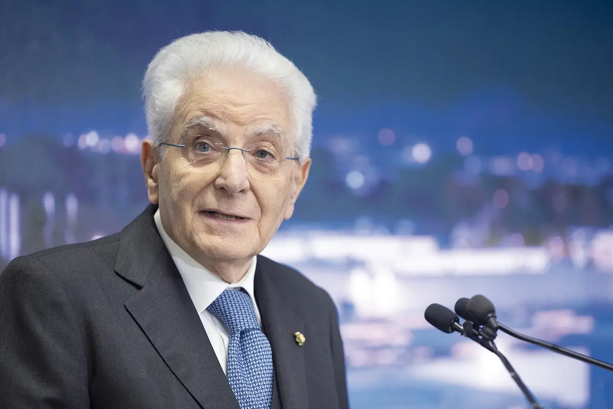 IL PRESIDENTE DELLA REPUBBLICA SERGIO MATTARELLA , IMAGOECONOMICA