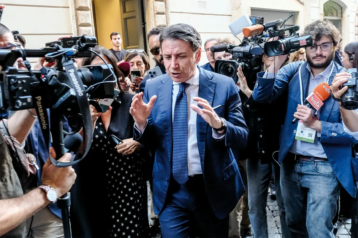 GIUSEPPE CONTE M5S , LAPRESSE