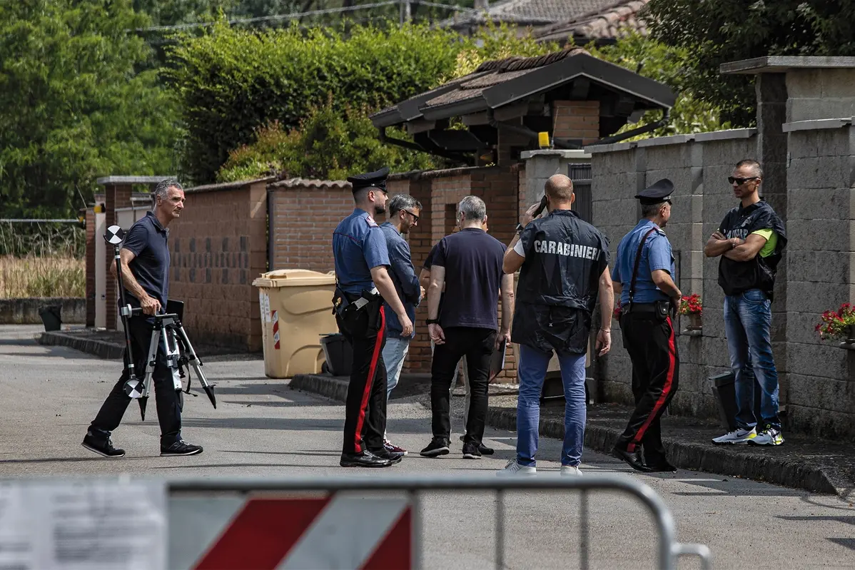 Rilievi nell\\u2019\\u2019abitazione di Garlasco , LAPRESSE