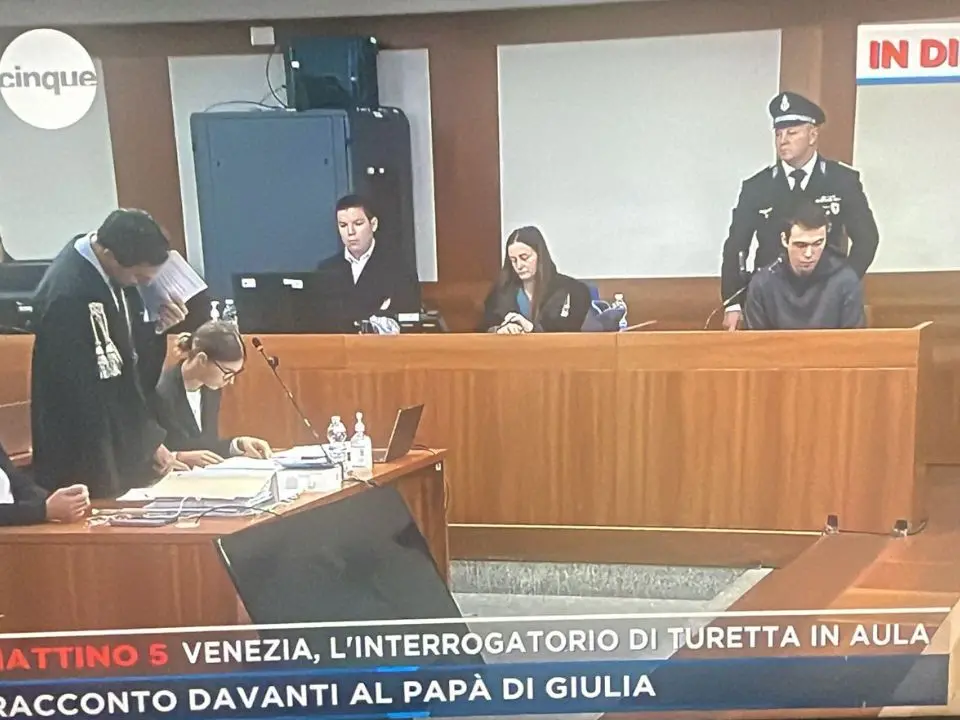 Il processo contro Turetta in diretta tv: «Volevo rapire Giulia e farle del male»