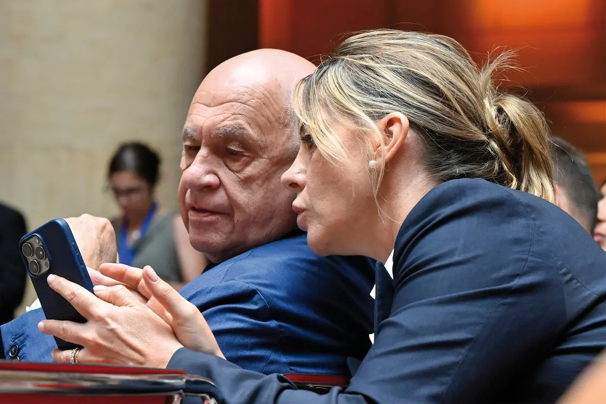 CARLO NORDIO MINISTRO E GIUSI BARTOLOZZI CAPO GABINETTO MINISTERO GIUSTIZIA , IMAGOECONOMICA