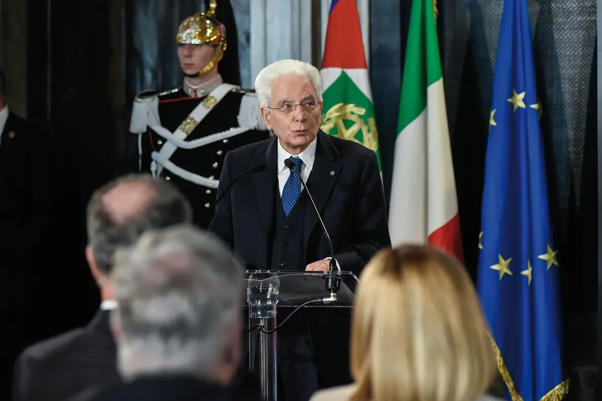 SERGIO MATTARELLA PRESIDENTE DELLA REPUBBLICA , IMAGOECONOMICA