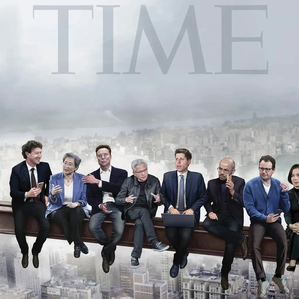 L’IA è la persona dell’anno per Time: in copertina i big del tech americano