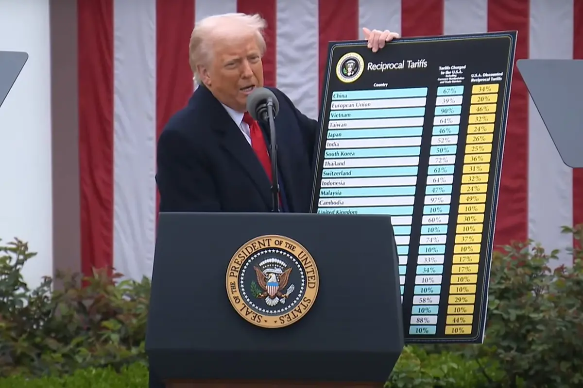 DONALD TRUMP PRESIDENTE USA PRESENTA I DAZI , IMAGOECONOMICA