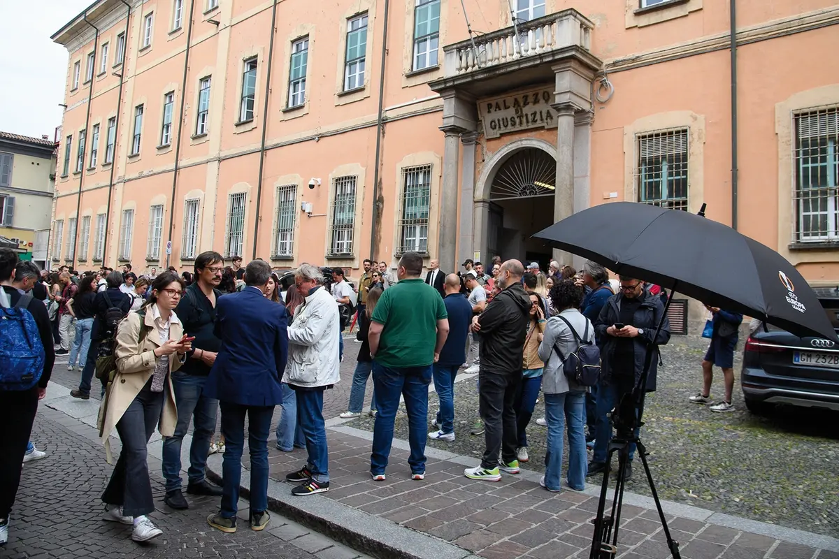Interrogatori per la riapertura del caso Garlasco presso Il Tribunale di Pavia - Pavia, 20 Maggio 2025 (Foto Claudio Furlan/Lapresse) Interrogatories for the reopening of the Garlasco case at The Court of Pavia - Pavia, May 20, 2025 (Photo Claudio Furlan/Lapresse) , LAPRESSE