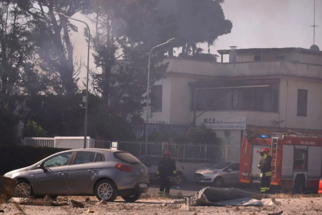 Esplosione a Roma