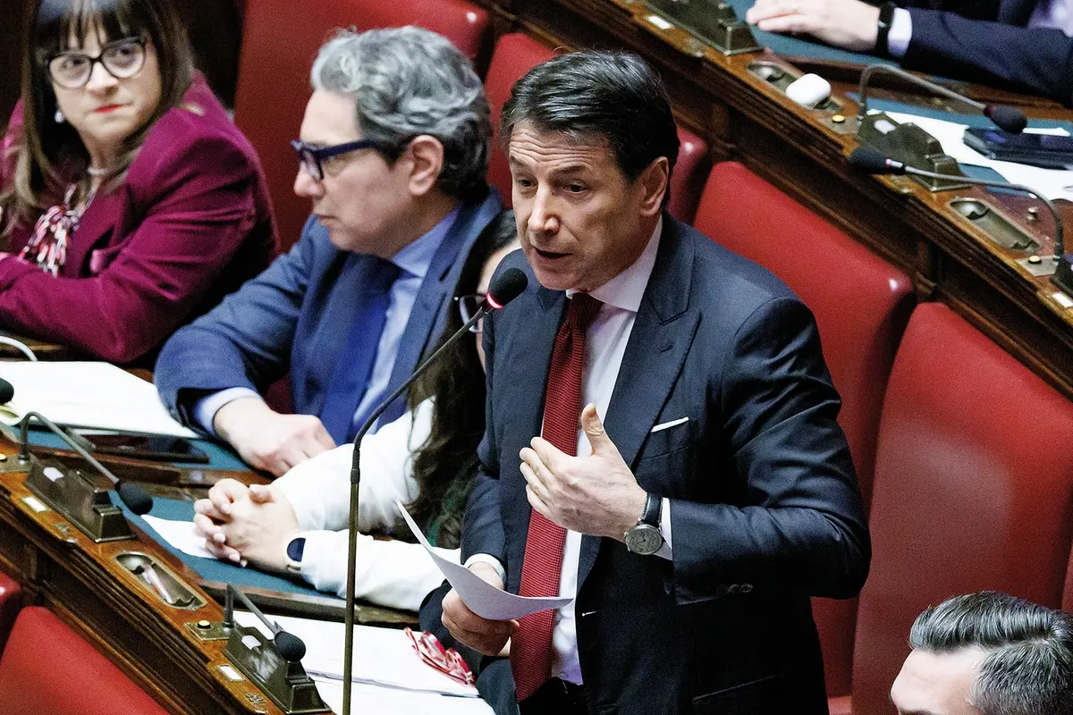 Il presidente del Movimento 5 stelle Giuseppe Conte , LAPRESSE