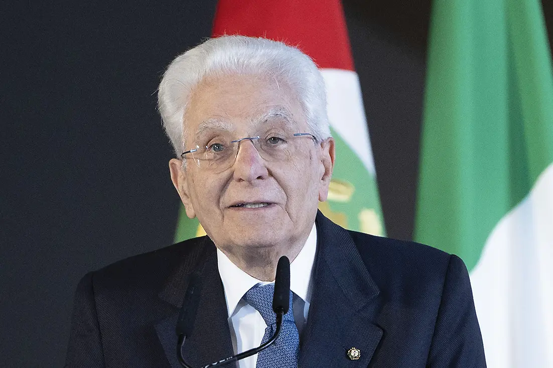 IL PRESIDENTE DELLA REPUBBLICA SERGIO MATTARELLA , IMAGOECONOMICA
