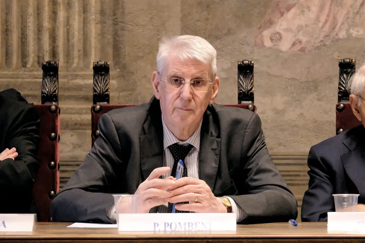 PAOLO POMBENI, STORICO, POLITOLOGO E EDITORIALISTA , IMAGOECONOMICA