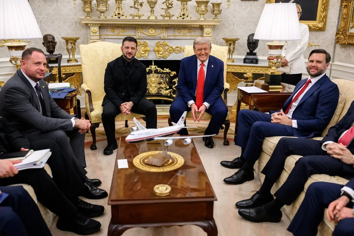 VOLODYMYR ZELENSKY DONALD TRUMP , IMAGOECONOMICA
