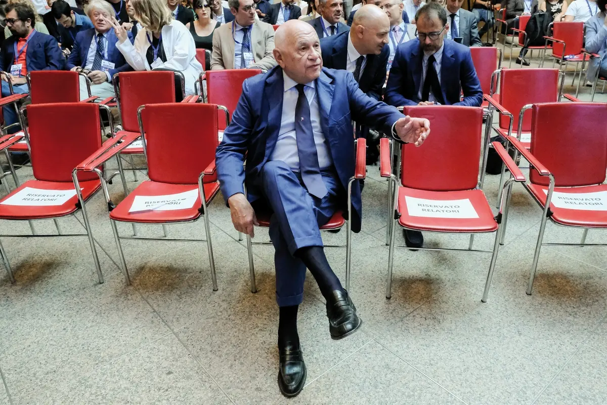 Il Ministro della Giustizia Carlo Nordio in occasione della quarta edizione dell\\u2019evento \\u201CParlate di mafia\\u201D organizzato dai gruppi parlamentari di Fratelli d\\u2019Italia. Roma Venerd\\u00EC 18 Luglio 2025. (foto Mauro Scrobogna / LaPresse) Minister of Justice Carlo Nordio in occasion of the fourth edition of the \"Talk about the Mafia\" event organized by the parliamentary groups of the Brothers of Italy party FDI. Rome, Friday July 18 2025. (Photo by Mauro Scrobogna / LaPresse) , LAPRESSE