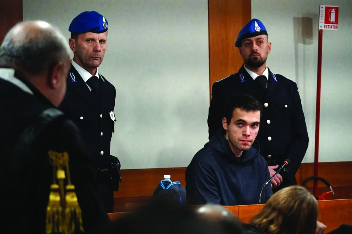 Processo a Filippo Turetta per omicidio di Giulia Cecchettin. Aula corte di assise Venezia. , ANSA