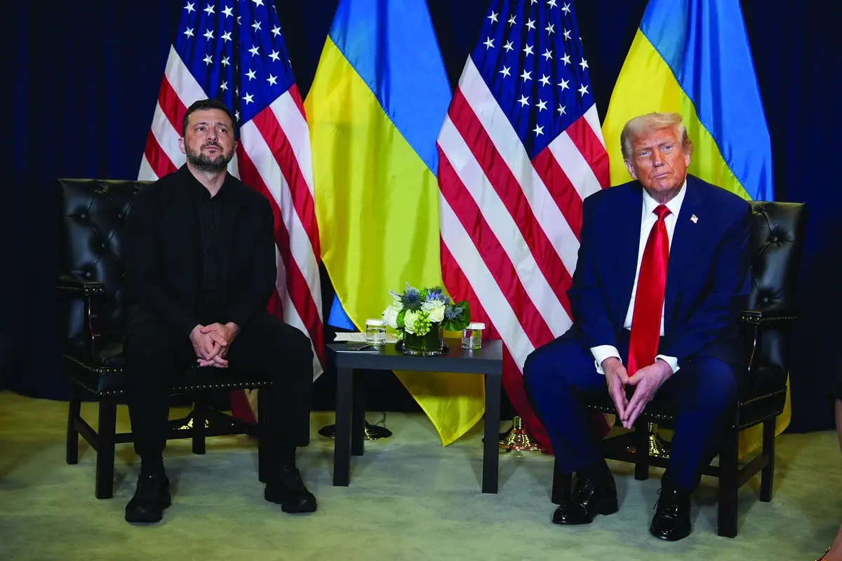 Zelensky e Trump , AP