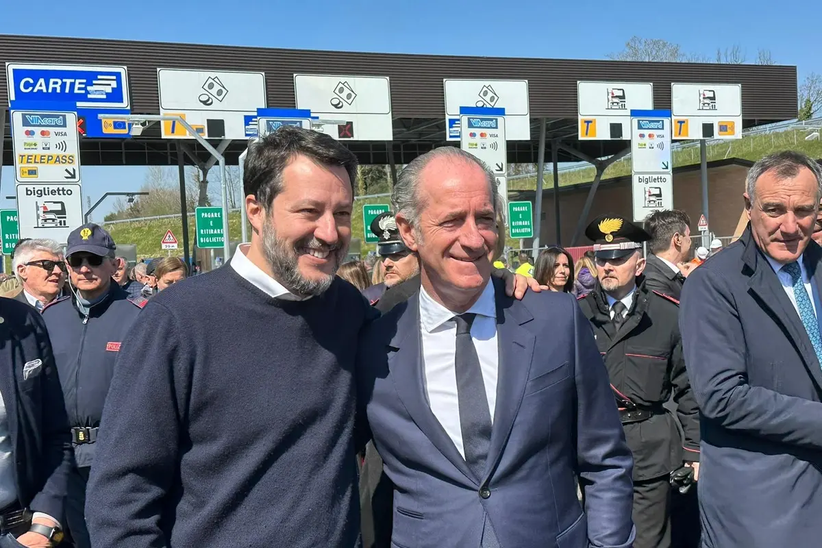 MATTEO SALVINI E LUCA ZAIA , IMAGOECONOMICA
