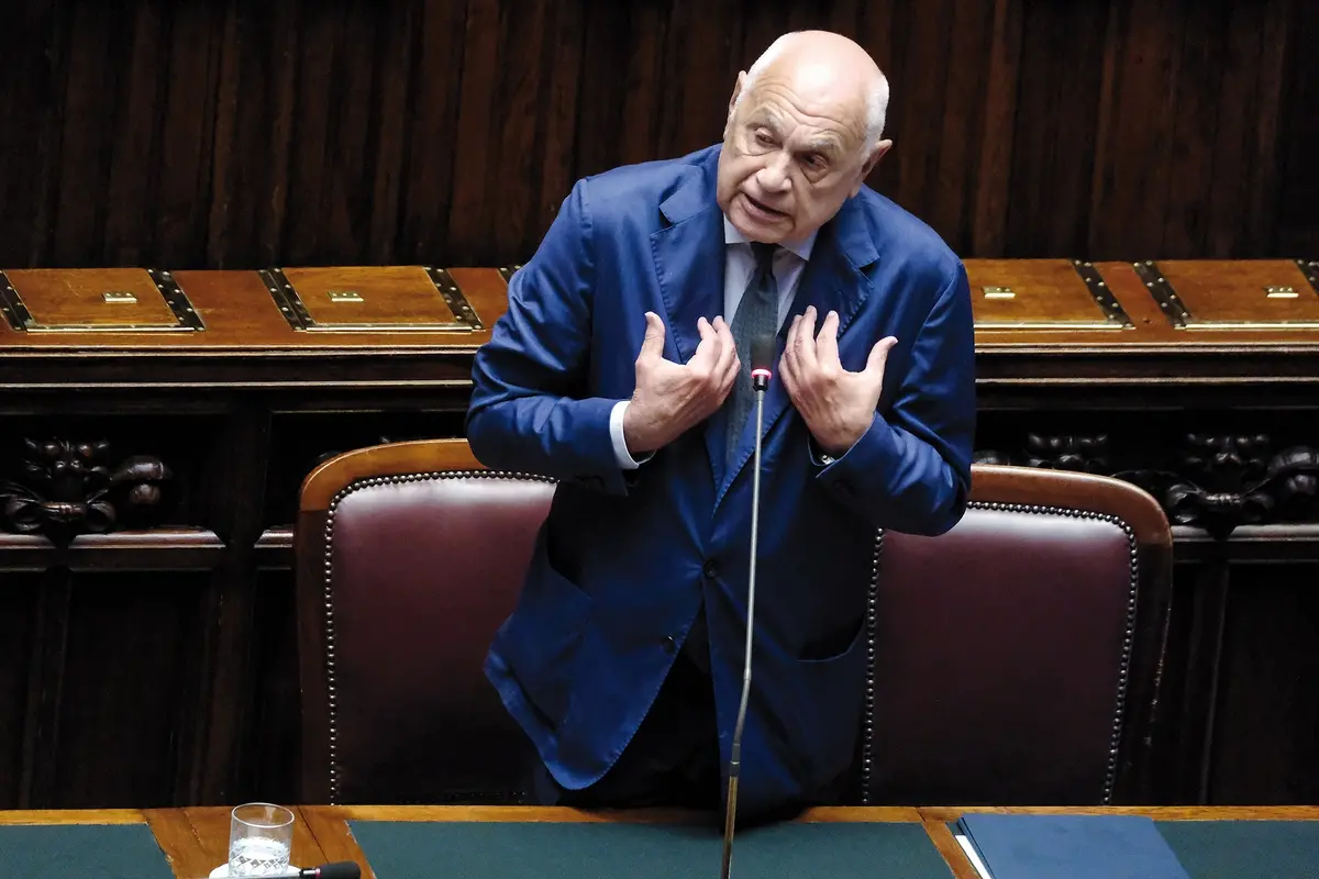 il Ministro della Giustizia Carlo Nordio durante lo svolgimento del question time alla Camera dei Deputati a Roma, Mercoled\\u00EC, 25 Giugno 2025 (foto Mauro Scrobogna / LaPresse) Minister of Justice Carlo Nordio in occasion of the question time in the Chamber of Deputies in Rome, Wednesday, June 25 2025. (Photo by Mauro Scrobogna / LaPresse ) , LAPRESSE