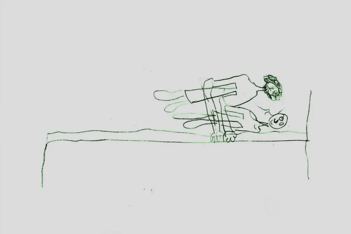 Il disegno della minore A.