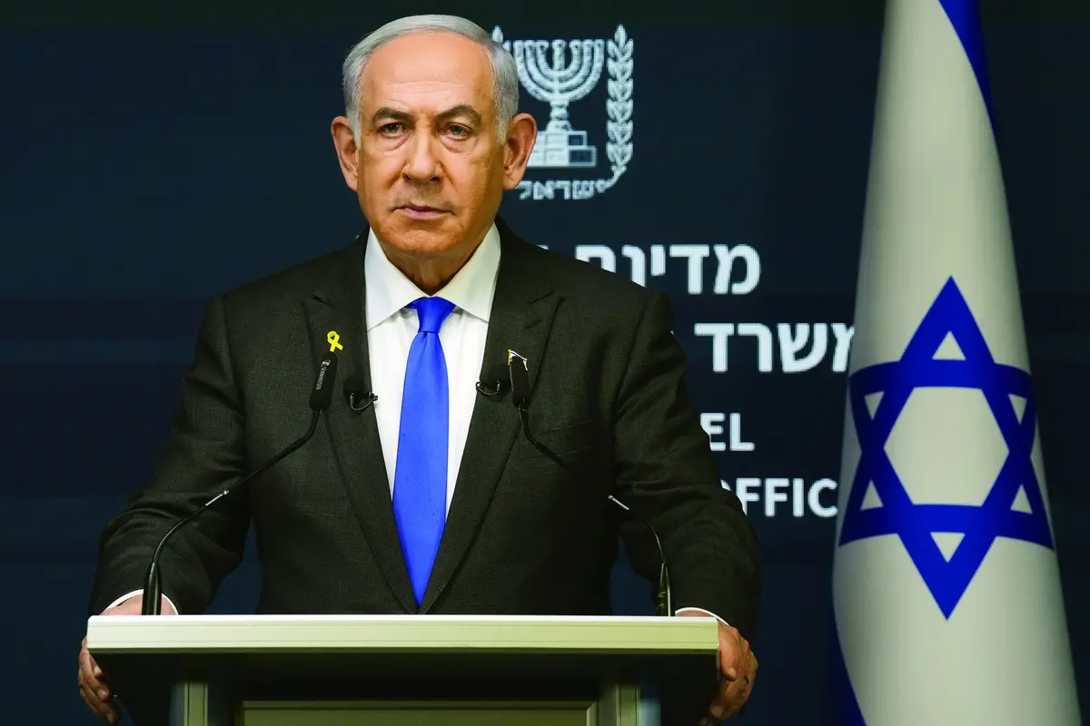 FILE - Israeli Prime Minister Benjamin Netanyahu speaks during a news conference in Jerusalem, Sept. 2, 2024. (AP Photo/Ohad Zwigenberg, File) associated Press / LaPresse Only italy and Spain , Associated Press/LaPresse