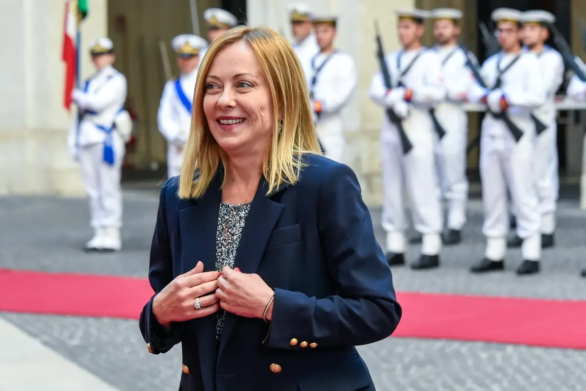 LA PRESIDENTE DEL CONSIGLIO GIORGIA MELONI , IMAGOECONOMICA