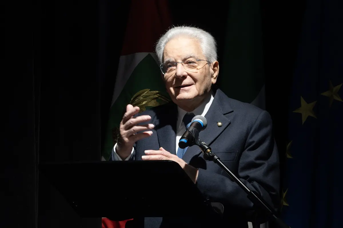 IL PRESIDENTE DELLA REPUBBLICA SERGIO MATTARELLA , IMAGOECONOMICA