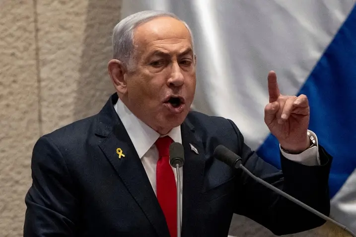 Discorso del primo ministro Benjamin Netanyahu alla Knesset, il parlamento israeliano a Gerusalemme , APN