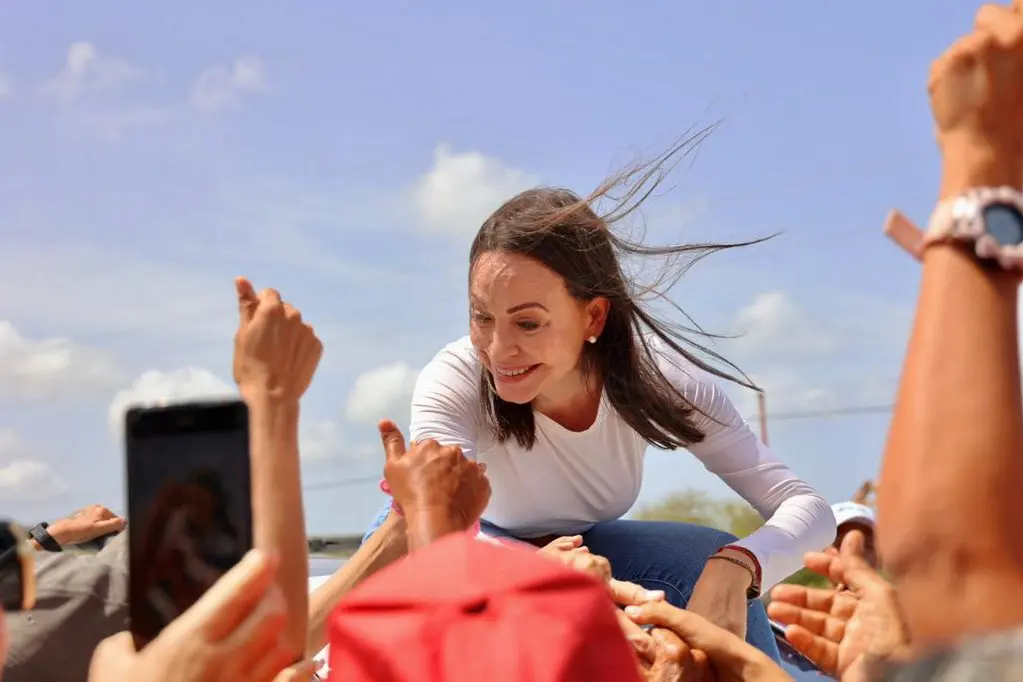 MARIA CORINA MACHADO POLITICO PREMIO NOBEL PER LA PACE , IMAGOECONOMICA