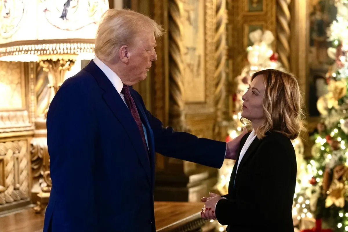 Il Presidente del Consiglio Giorgia Meloni in visita da Donald Trump